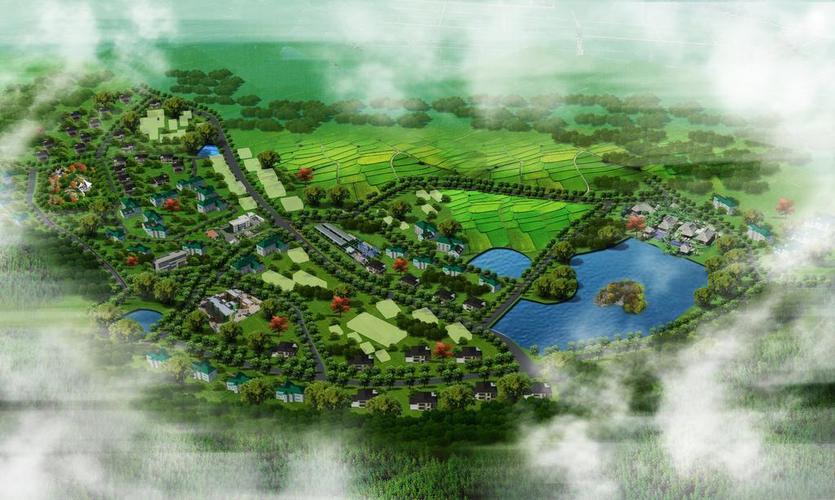 城乡规划设计中的城市规划效果图背景图片设计探索